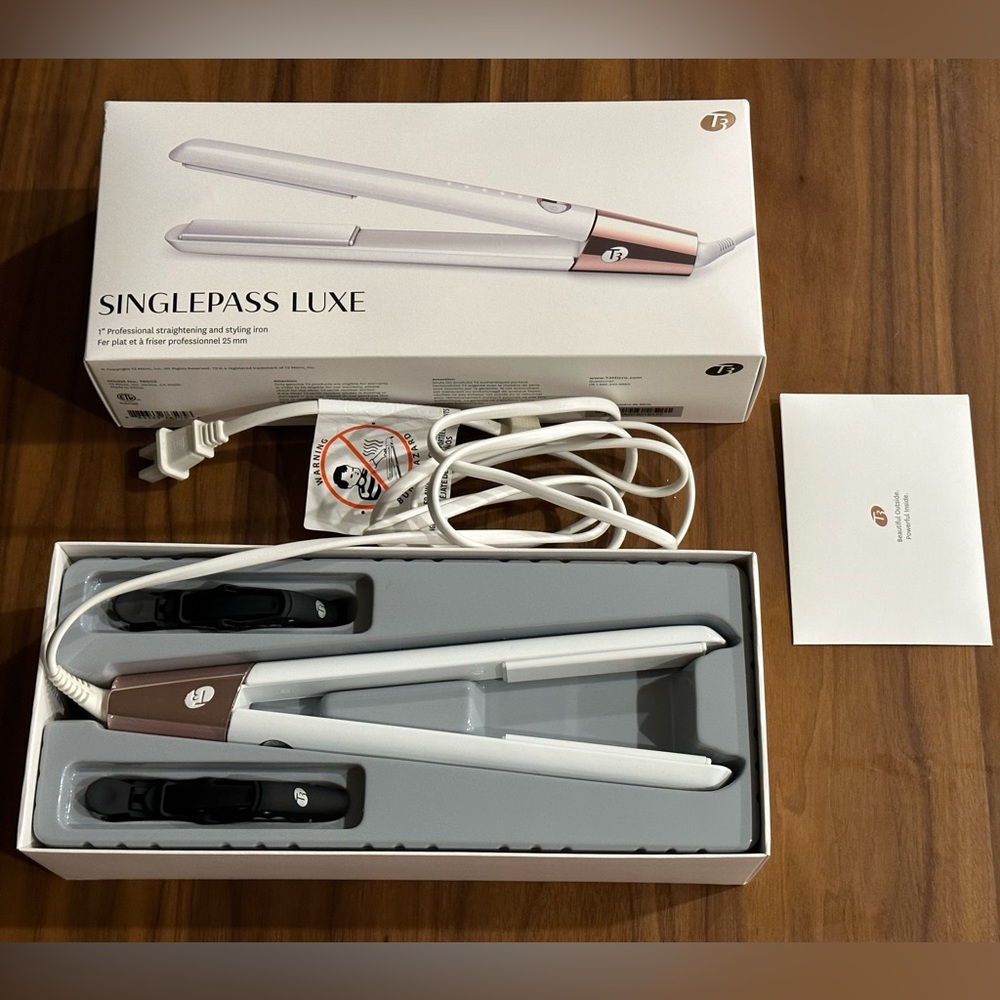 T3 Singlepass Luxe 1" hair straightener